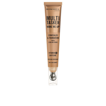 MULTITASKER WAKE ME UP corrector y base de maquillaje Light Honey 20 ml by RIMMEL LONDON for Unisex