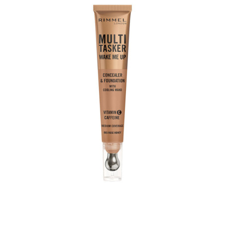 MULTITASKER WAKE ME UP corrector y base de maquillaje Rose Honey 20 ml by RIMMEL LONDON for Unisex