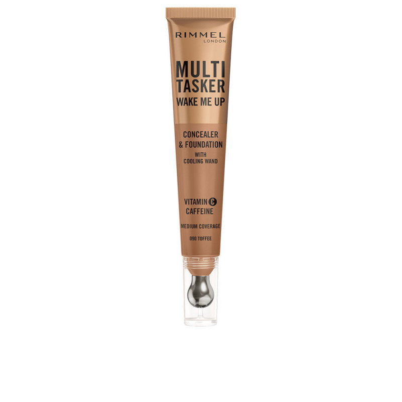 MULTITASKER WAKE ME UP corrector y base de maquillaje Toffee 20 ml by RIMMEL LONDON for Unisex