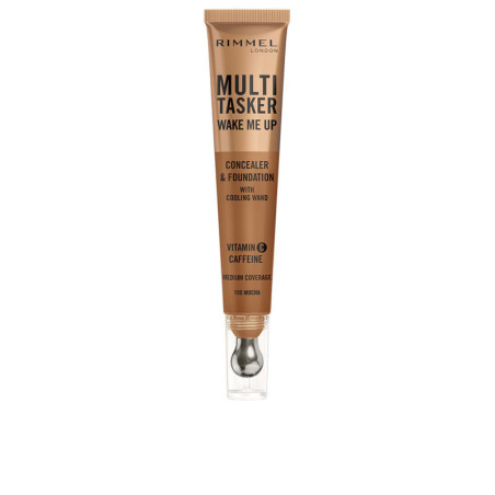 MULTITASKER WAKE ME UP corrector y base de maquillaje Mocha 20 ml by RIMMEL LONDON for Unisex