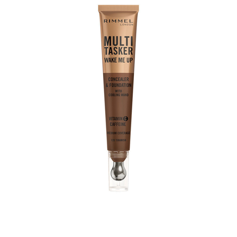 MULTITASKER WAKE ME UP corrector y base de maquillaje Tiramisu 20 ml by RIMMEL LONDON for Unisex