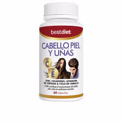 CABELLO, PIEL Y UÑAS 60 caps by BEST DIET for Unisex