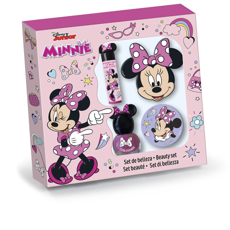 MINNIE BELLEZA MAQUILLAJE ESTUCHE 4 pz by LORENAY for Unisex