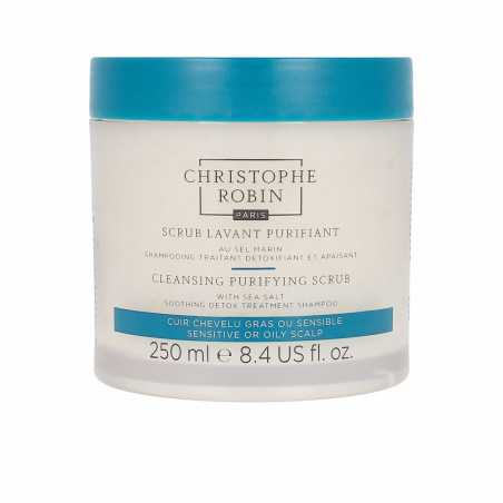 CLEANSING purifying scrub with sea salt 250 ml by CHRISTOPHE ROBIN for Unisex