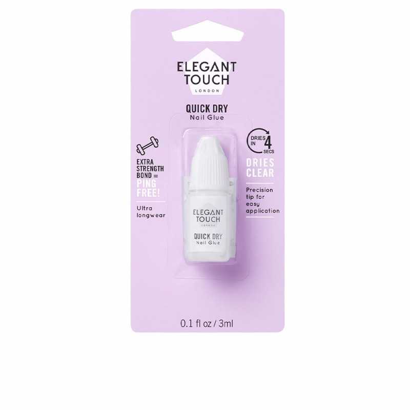 PROTECTIVE nail glue clear 3 ml by ELEGANT TOUCH for Unisex