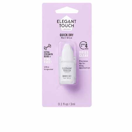 PROTECTIVE nail glue clear 3 ml by ELEGANT TOUCH for Unisex