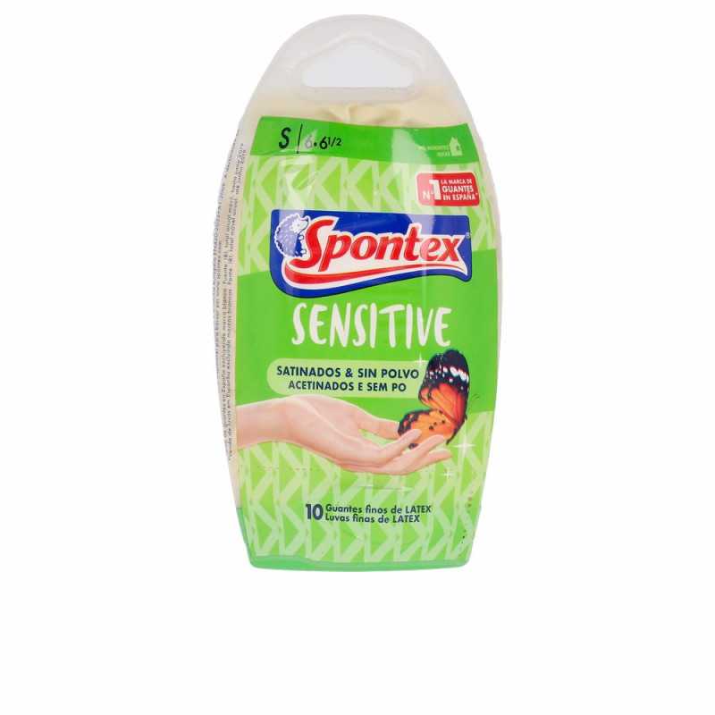 LATEX SENSITIVE guantes satinados sin polvo talla S by SPONTEX for Unisex