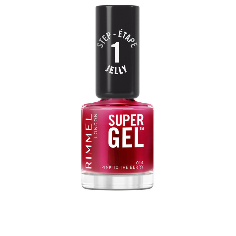 SUPER GEL esmalte de unas 14 Pink To The berry 12 ml by RIMMEL LONDON for Woman