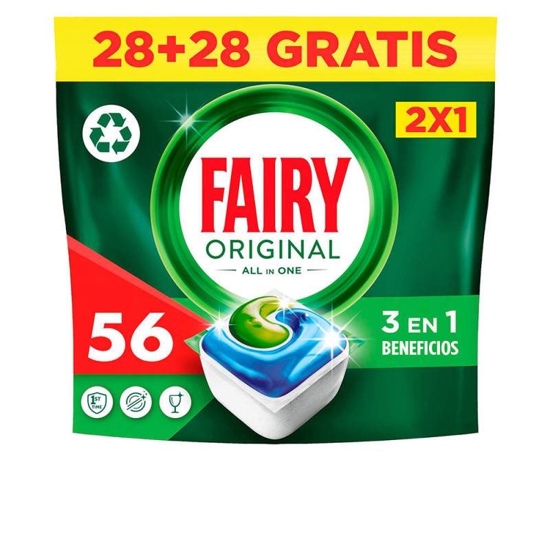 FAIRY TODO EN 1 ORIGINAL lavavajillas 56 cápsulas by FAIRY for Unisex