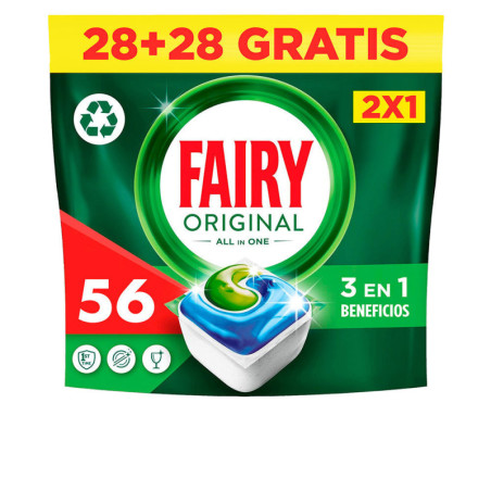 FAIRY TODO EN 1 ORIGINAL lavavajillas 56 cápsulas by FAIRY for Unisex