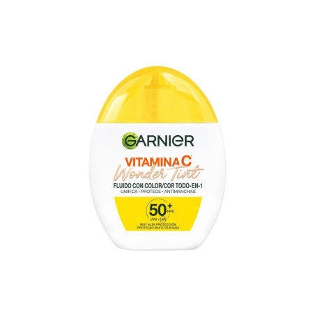 Garnier Vitamina C Wonder Tint Fluido Con Color Spf50 Claro 40ml