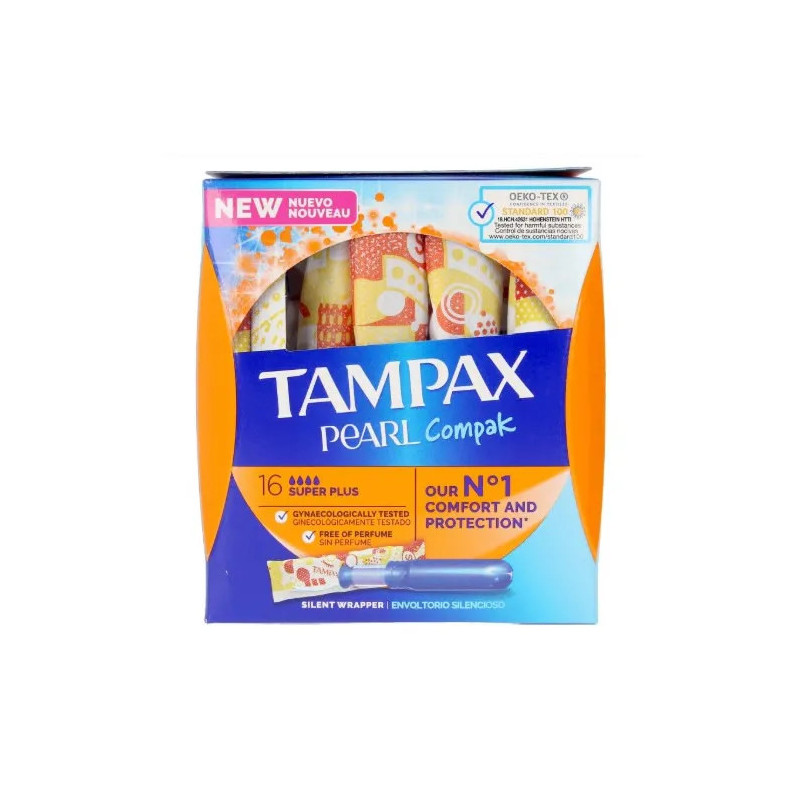 Tampax Pearl Compak Super Plus Buffer 18 Units