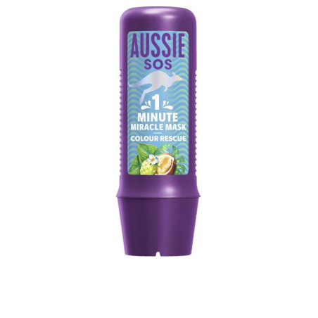 SOS 1 MINUTE MIRACLE COLOR RESCUE mask 250 ml by AUSSIE for Unisex