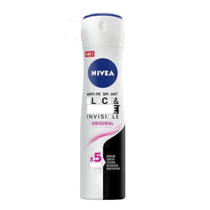 Nivea Black y White Desodorante Original 150ml Spray