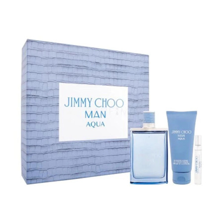 Jimmy Choo Man Aqua Eau De Toilette 100ml Spray Gel De Baño 100ml Vial 7 5ml