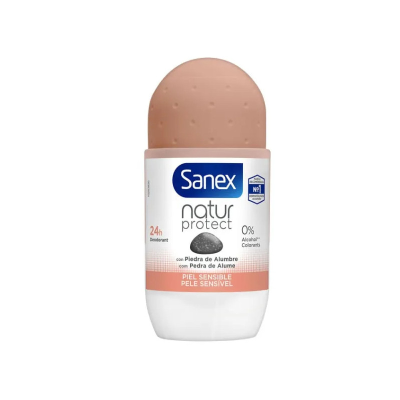 Sanex Deodorant Natur Protect Sensitive Skin 24h 0% Alcohol 50ml