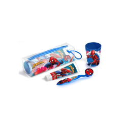 Cartoon Neceser Spiderman Bucal Denttifrico Cepillo Dental Vasito