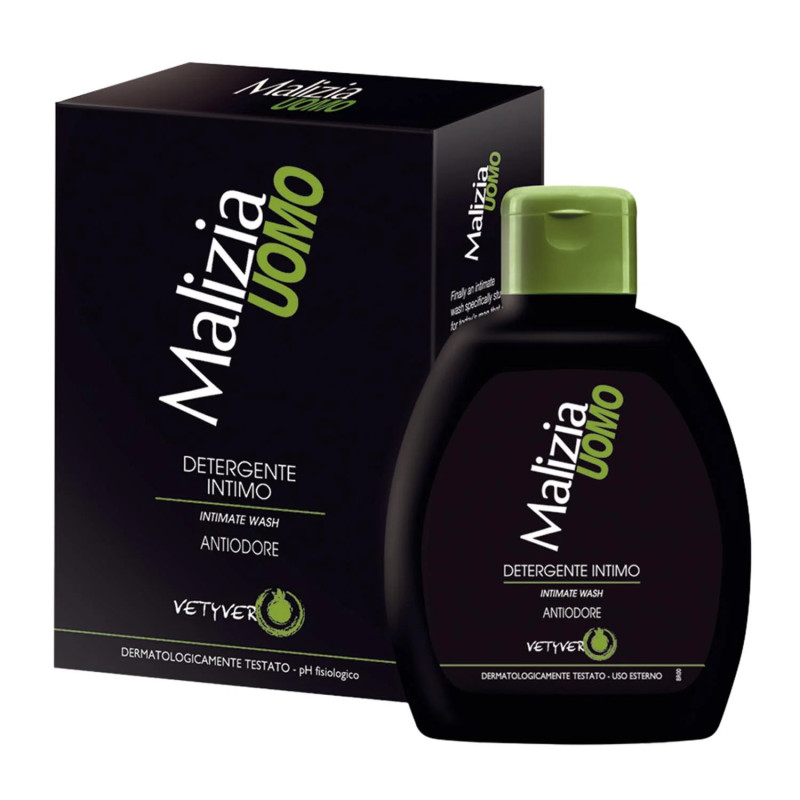 Malizia Uomo Detergente Intimo Sin Olor 200ml