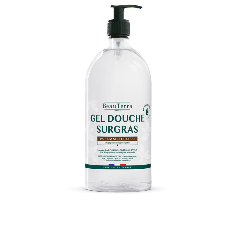 COCO gel de ducha 1000 ml by BEAUTERRA for Unisex