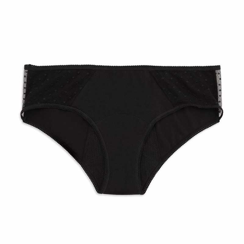 KIWITAS CLASSIC PLUMETI braguitas menstruales negro L 1 u by PLATANOMELON for Woman KIWITAS CLASSIC PLUMETI braguitas menstruales negro L 1 u by PLATANOMELON for Woman