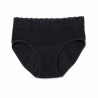 KIWITAS ENCAJE braguitas menstruales negro S 1 u by PLATANOMELON for Woman