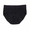KIWITAS ENCAJE braguitas menstruales negro M 1 u by PLATANOMELON for Woman