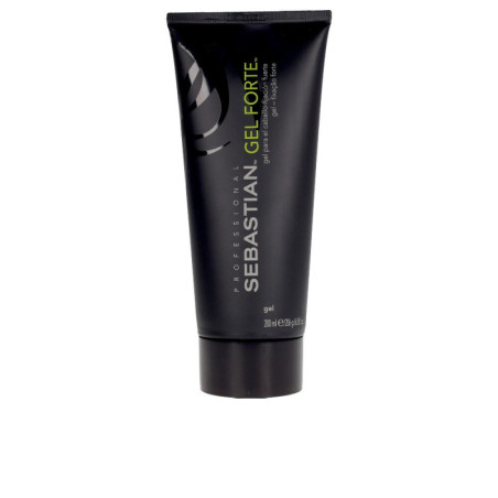 GEL FORTE Gel de peinado Fijación Fuerte 200 ml by SEBASTIAN PROFESSIONALS for Unisex