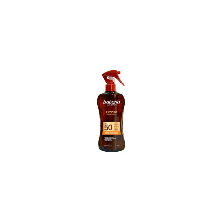 Babaria Sol Bronze Aceite Protector Solar Coco Spray Spf50 200ml