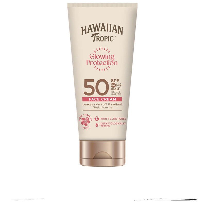 GLOWING PROTECTION face cream SPF50 50 ml by HAWAIIAN TROPIC for Unisex