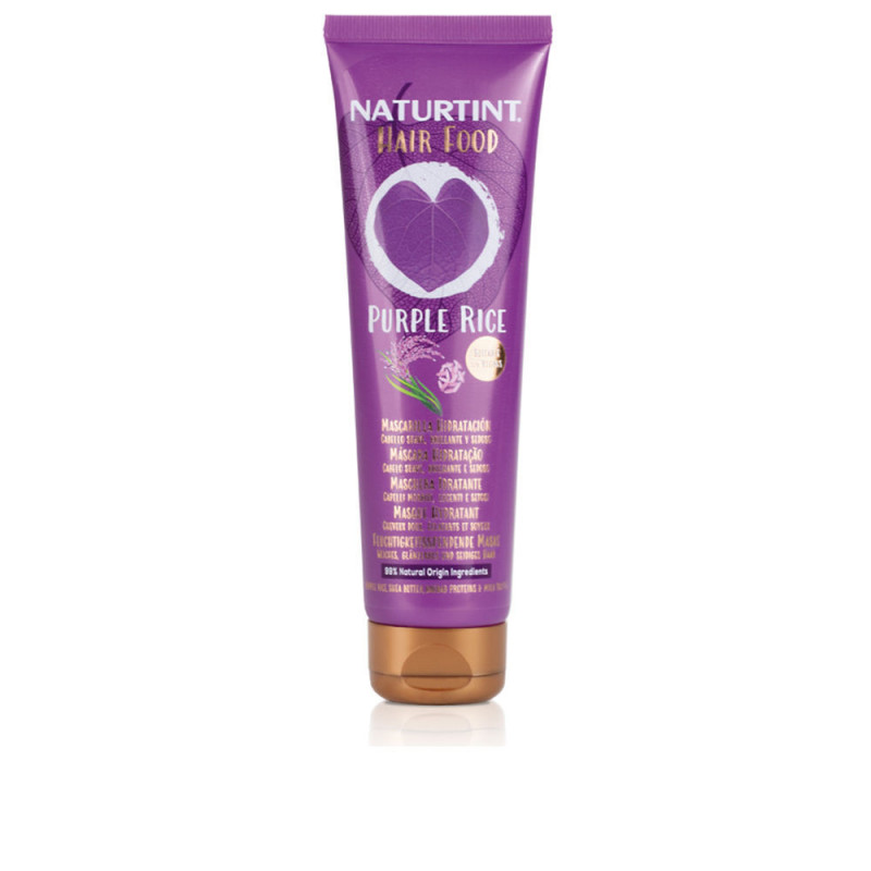 HAIR FOOD mascarilla purple rice 150 ml by NATURTINT for Unisex
