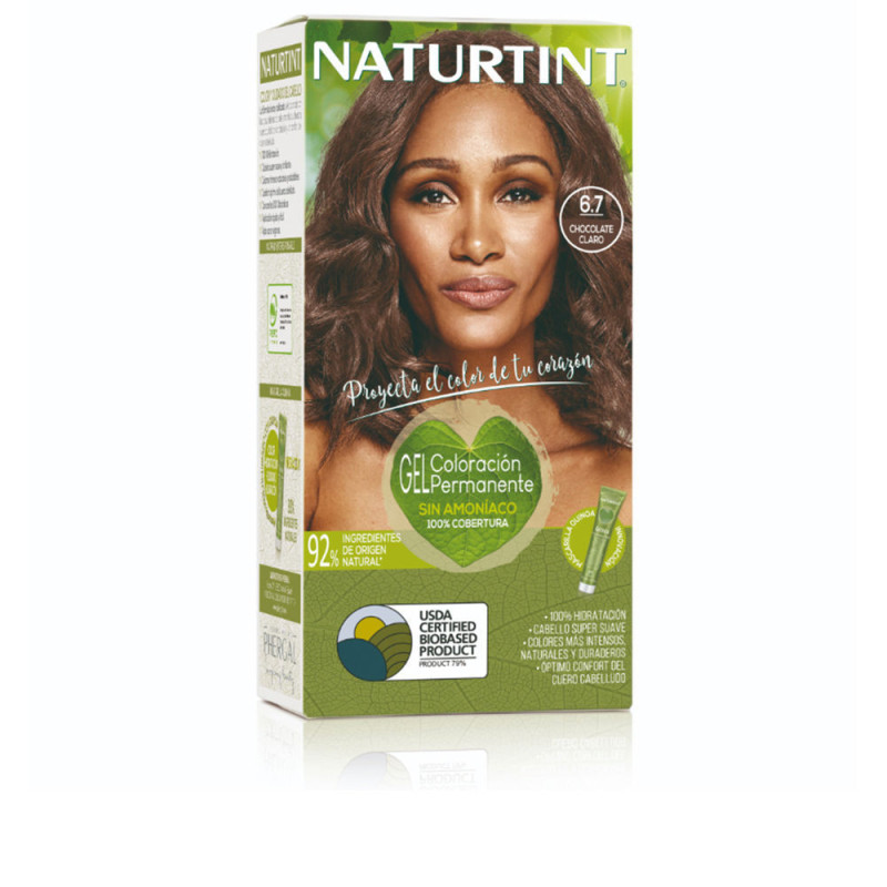 NATURTINT tinte sin amoniaco 67 Choclate Claro 170 ml by NATURTINT for Unisex
