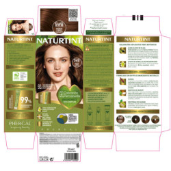 NATURTINT tinte sin amoniaco 5Wb Marron Cobrizo Radiante 170 ml by NATURTINT for Unisex