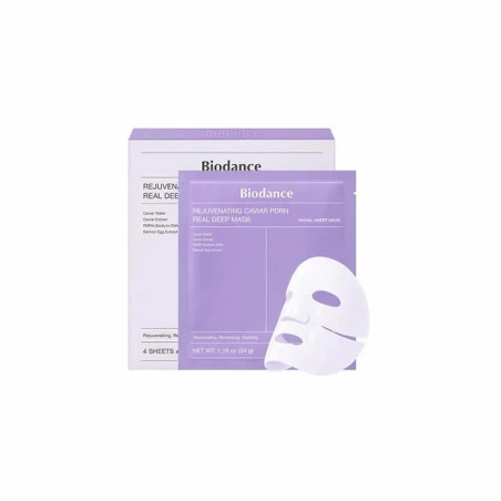 Biodance Rejuvenating Caviar PDRN Facial Sheet Mask 4x34g