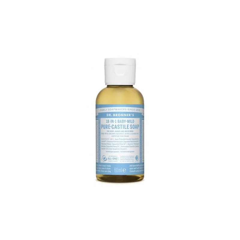Dr. Bronner's Jábon Líquido Bio 60ml Bebes Neutr