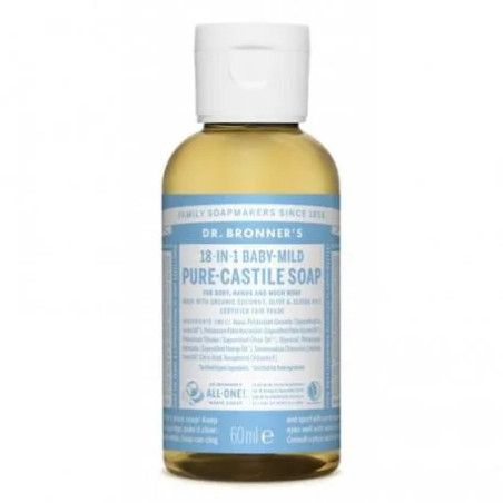 Dr. Bronner's Jábon Líquido Bio 60ml Bebes Neutr