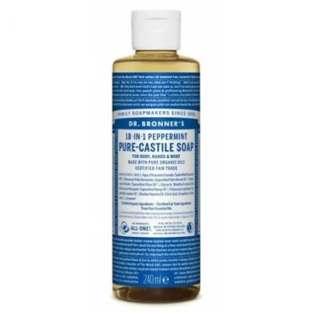 Dr. Bronner's Jábon Líquido Bio 240ml Menta