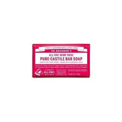 Dr. Bronner's Jábon Pastilla Bio 140 Grs Rosas