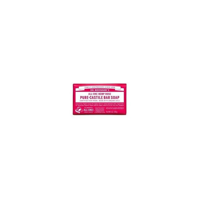 Dr. Bronner's Jábon Pastilla Bio 140 Grs Rosas