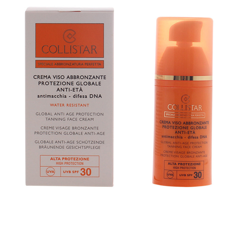 CREMA ROSTRO bronceadora protección global antiedad SPF30 50 ml by COLLISTAR for Unisex