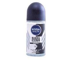 MEN BLACK & WHITE INVISIBLE desodorante roll-on 50 ml by NIVEA for Man