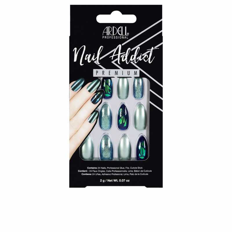 NAIL ADDICT green glitter chrome 1 u by ARDELL for Unisex NAIL ADDICT green glitter chrome 1 u by ARDELL for Unisex