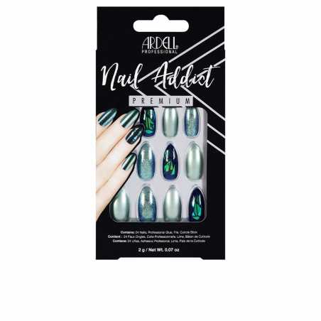 NAIL ADDICT green glitter chrome 1 u by ARDELL for Unisex
