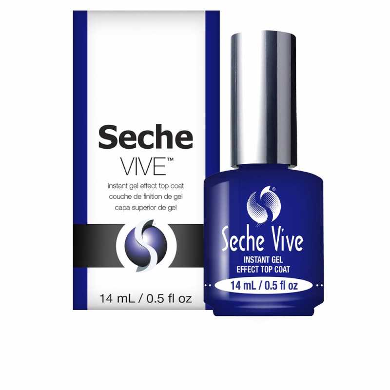 SECHE VIVE instant gel effect top coat 14 ml by SECHE VITE for Unisex SECHE VIVE instant gel effect top coat 14 ml by SECHE VITE for Unisex