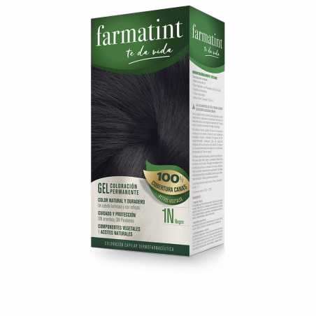 FARMATINT GEL coloracion permanente 1n negro 5 u by FARMATINT for Unisex