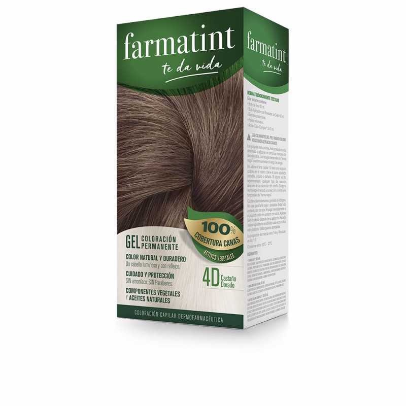 FARMATINT GEL coloracion permanente 4d castano dorado 5 u by FARMATINT for Unisex
