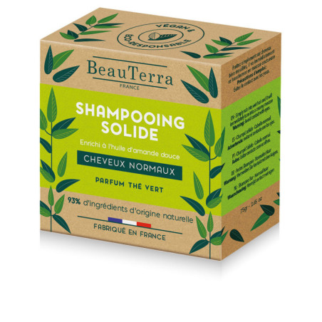 SOLIDE champú té verde 75 gr by BEAUTERRA for Unisex