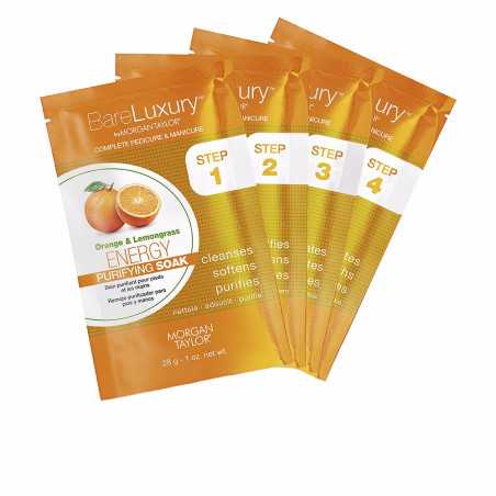 COMPLETE PEDICURE & MANICURE ORANGE lote 4 pz by MORGAN TAYLOR for Unisex