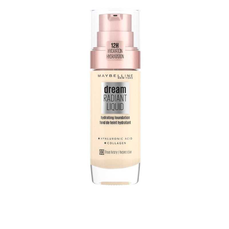 DREAM SATIN LIQUID FOUNDATIONSERUM 3 true ivory by MAYBELLINE for Unisex DREAM SATIN LIQUID FOUNDATIONSERUM 3 true ivory by MAYBELLINE for Unisex