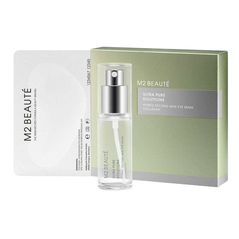 HYBRID second skin eye mask collagen 7 aplicaciones by M2 BEAUTÉ for Woman