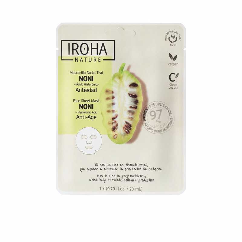NATURE MASK noni + hyaluronic acid 1 u by IROHA for Woman NATURE MASK noni + hyaluronic acid 1 u by IROHA for Woman